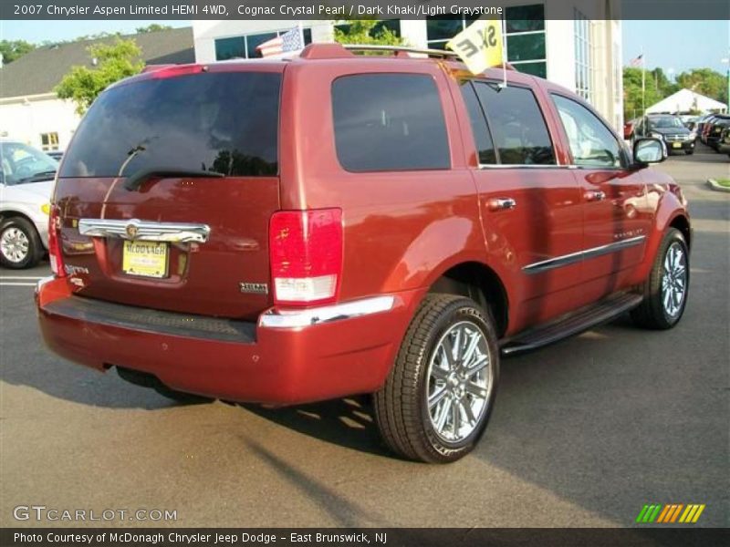 Cognac Crystal Pearl / Dark Khaki/Light Graystone 2007 Chrysler Aspen Limited HEMI 4WD