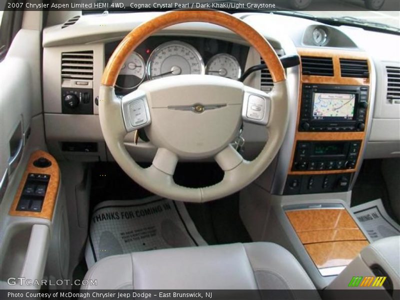 Cognac Crystal Pearl / Dark Khaki/Light Graystone 2007 Chrysler Aspen Limited HEMI 4WD