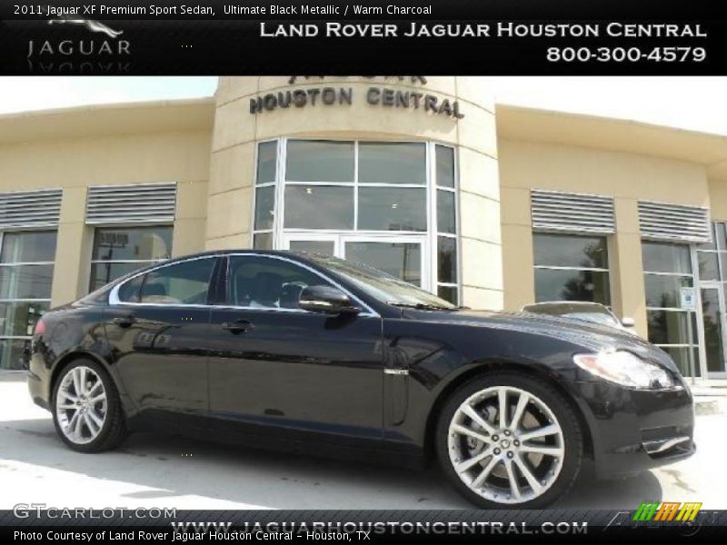 Ultimate Black Metallic / Warm Charcoal 2011 Jaguar XF Premium Sport Sedan