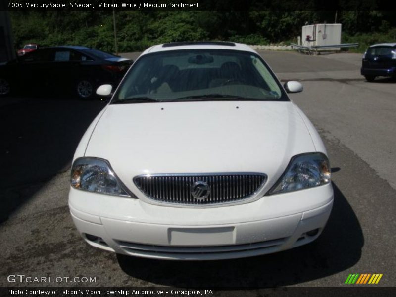 Vibrant White / Medium Parchment 2005 Mercury Sable LS Sedan