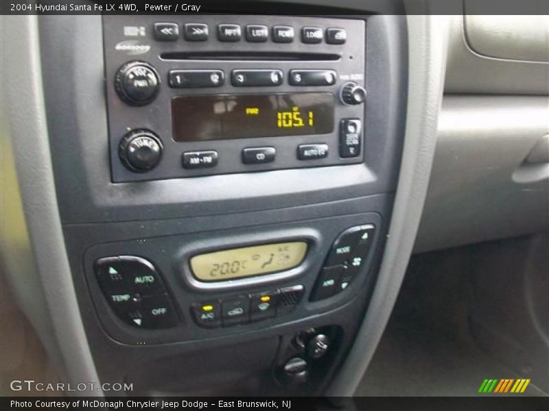 Pewter / Gray 2004 Hyundai Santa Fe LX 4WD