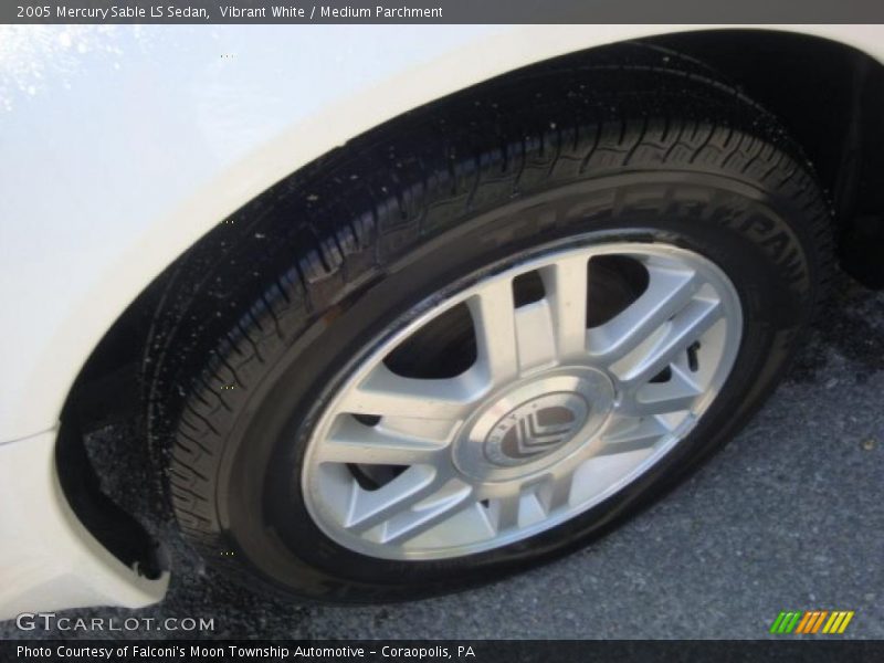 Vibrant White / Medium Parchment 2005 Mercury Sable LS Sedan