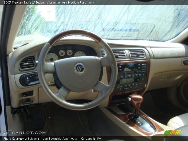 Vibrant White / Medium Parchment 2005 Mercury Sable LS Sedan