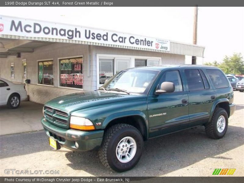 Forest Green Metallic / Beige 1998 Dodge Durango SLT 4x4