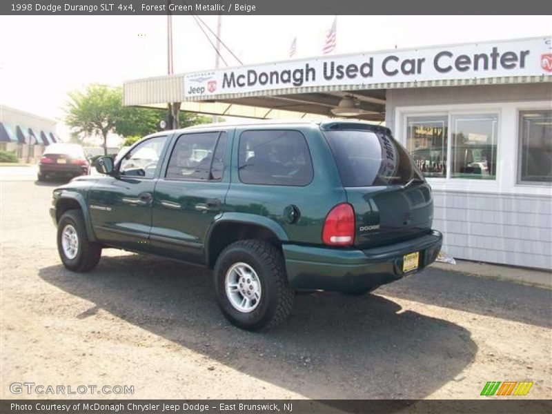 Forest Green Metallic / Beige 1998 Dodge Durango SLT 4x4
