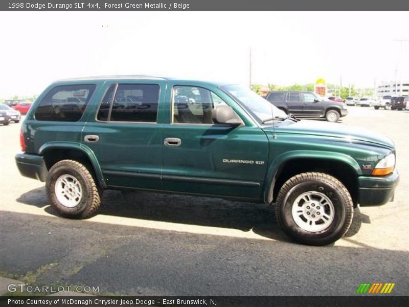 Forest Green Metallic / Beige 1998 Dodge Durango SLT 4x4