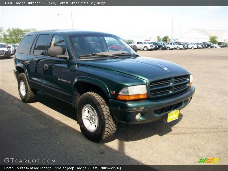 Forest Green Metallic / Beige 1998 Dodge Durango SLT 4x4