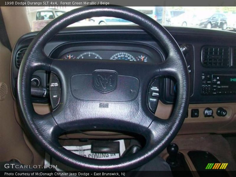 Forest Green Metallic / Beige 1998 Dodge Durango SLT 4x4