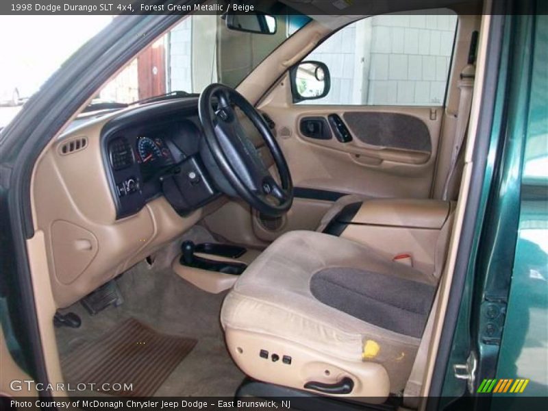 Forest Green Metallic / Beige 1998 Dodge Durango SLT 4x4