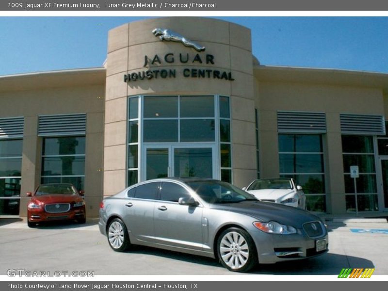 Lunar Grey Metallic / Charcoal/Charcoal 2009 Jaguar XF Premium Luxury