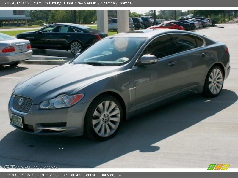 Lunar Grey Metallic / Charcoal/Charcoal 2009 Jaguar XF Premium Luxury