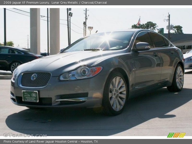 Lunar Grey Metallic / Charcoal/Charcoal 2009 Jaguar XF Premium Luxury