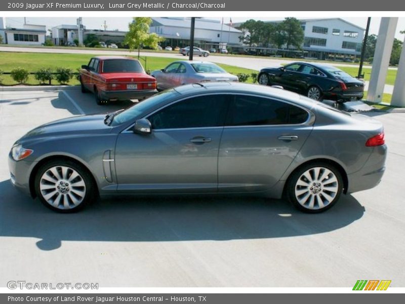 Lunar Grey Metallic / Charcoal/Charcoal 2009 Jaguar XF Premium Luxury