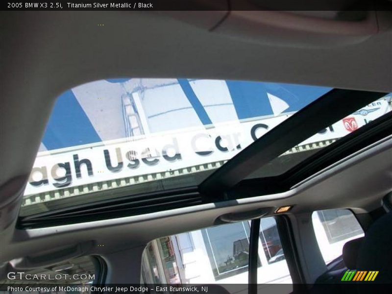 Titanium Silver Metallic / Black 2005 BMW X3 2.5i