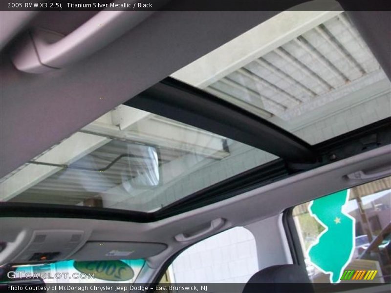 Titanium Silver Metallic / Black 2005 BMW X3 2.5i