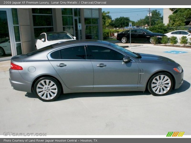 Lunar Grey Metallic / Charcoal/Charcoal 2009 Jaguar XF Premium Luxury