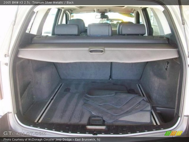 Titanium Silver Metallic / Black 2005 BMW X3 2.5i