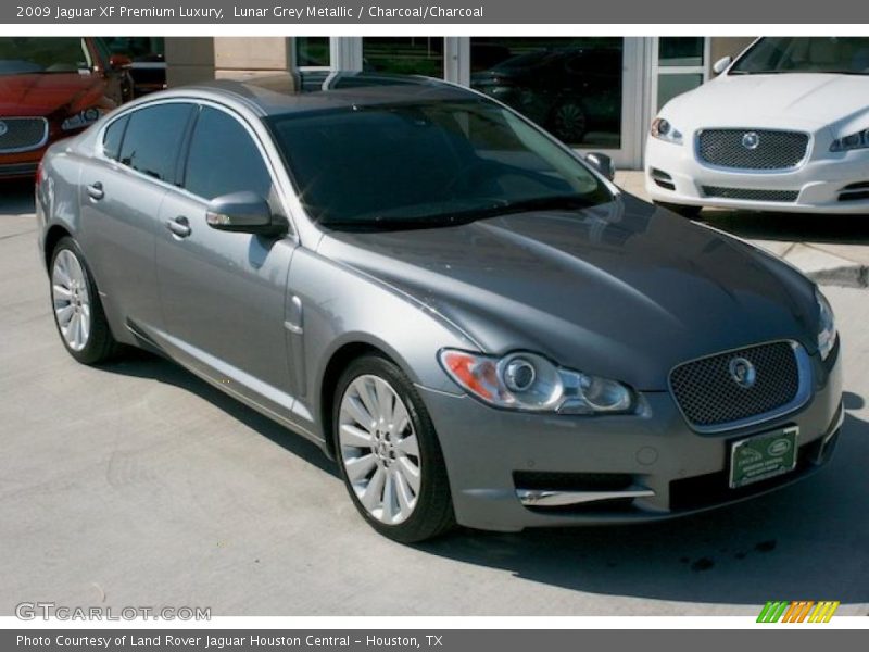 Lunar Grey Metallic / Charcoal/Charcoal 2009 Jaguar XF Premium Luxury