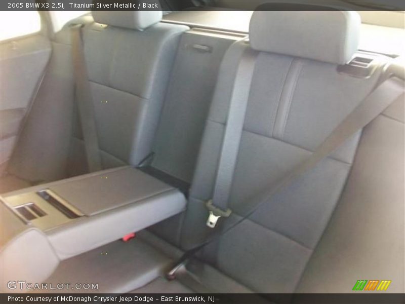 Titanium Silver Metallic / Black 2005 BMW X3 2.5i