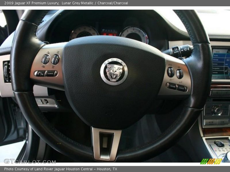 Lunar Grey Metallic / Charcoal/Charcoal 2009 Jaguar XF Premium Luxury