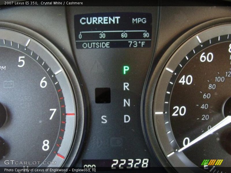 Crystal White / Cashmere 2007 Lexus ES 350