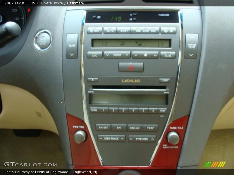 Crystal White / Cashmere 2007 Lexus ES 350