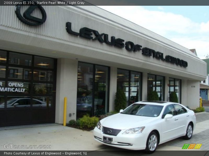 Starfire Pearl White / Light Gray 2009 Lexus ES 350