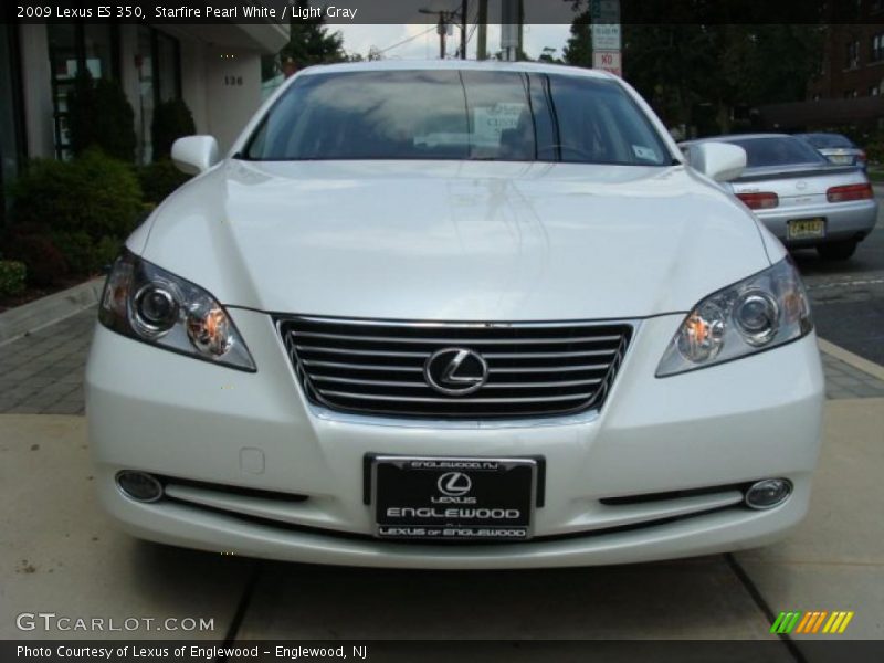 Starfire Pearl White / Light Gray 2009 Lexus ES 350