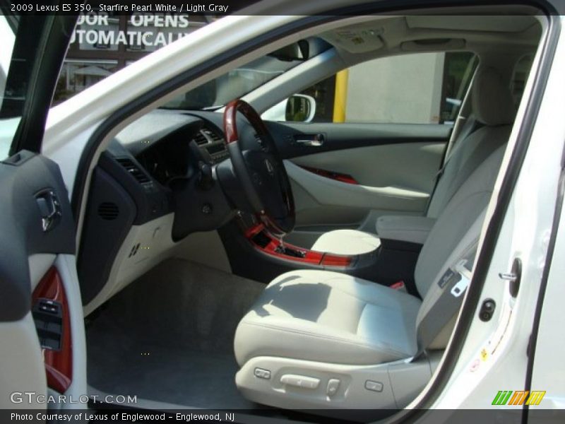 Starfire Pearl White / Light Gray 2009 Lexus ES 350