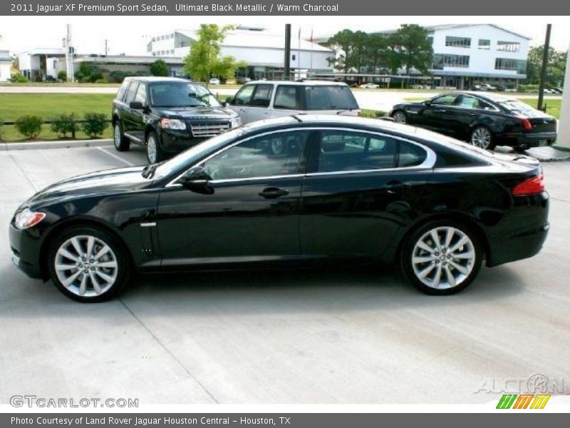 Ultimate Black Metallic / Warm Charcoal 2011 Jaguar XF Premium Sport Sedan