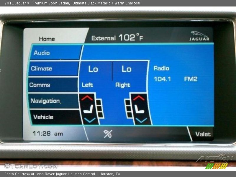 Ultimate Black Metallic / Warm Charcoal 2011 Jaguar XF Premium Sport Sedan
