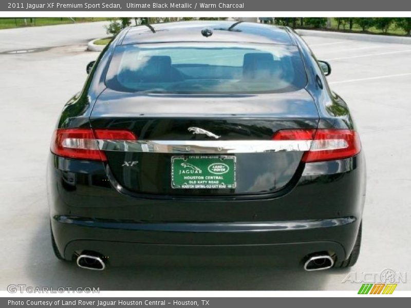 Ultimate Black Metallic / Warm Charcoal 2011 Jaguar XF Premium Sport Sedan