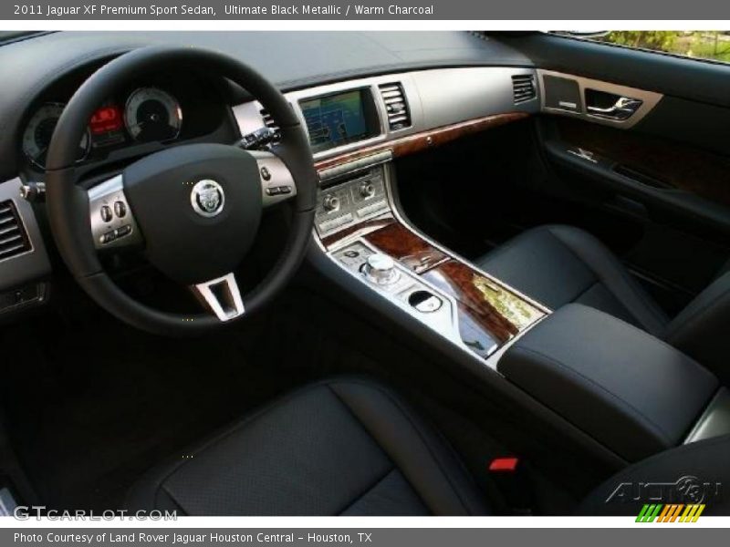 Ultimate Black Metallic / Warm Charcoal 2011 Jaguar XF Premium Sport Sedan