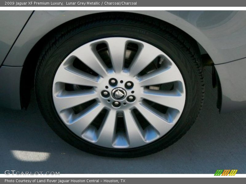 Lunar Grey Metallic / Charcoal/Charcoal 2009 Jaguar XF Premium Luxury