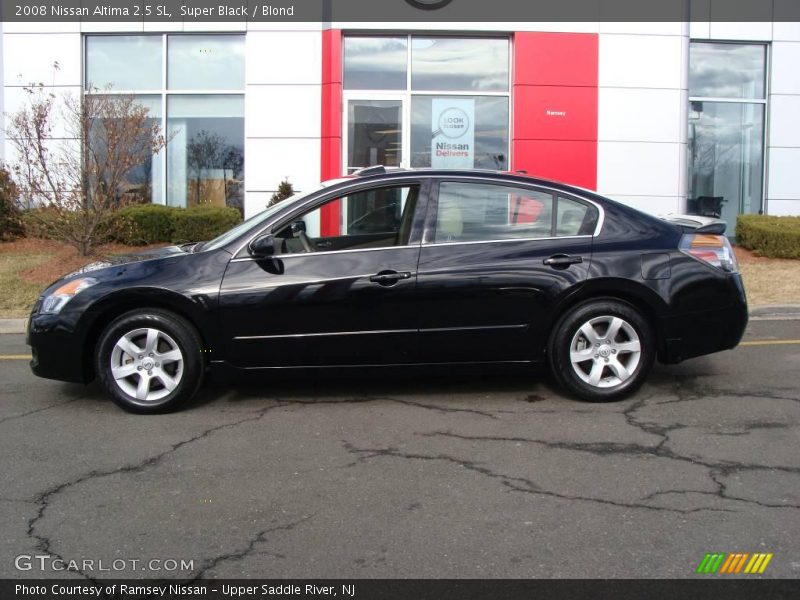 Super Black / Blond 2008 Nissan Altima 2.5 SL