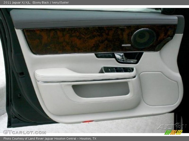 Ebony Black / Ivory/Oyster 2011 Jaguar XJ XJL