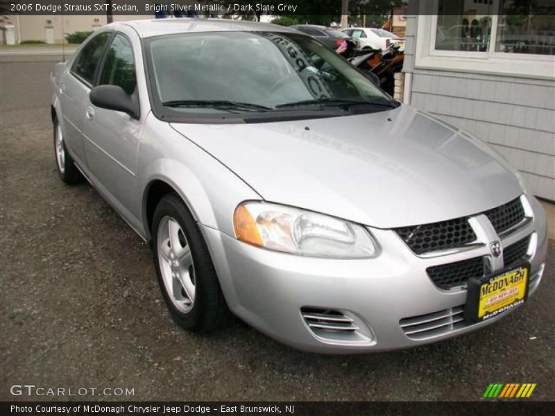 Bright Silver Metallic / Dark Slate Grey 2006 Dodge Stratus SXT Sedan
