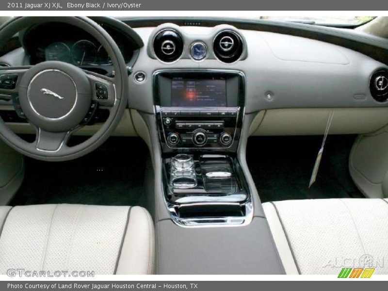 Ebony Black / Ivory/Oyster 2011 Jaguar XJ XJL