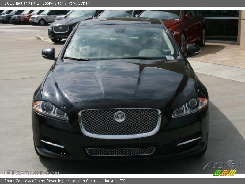Ebony Black / Ivory/Oyster 2011 Jaguar XJ XJL