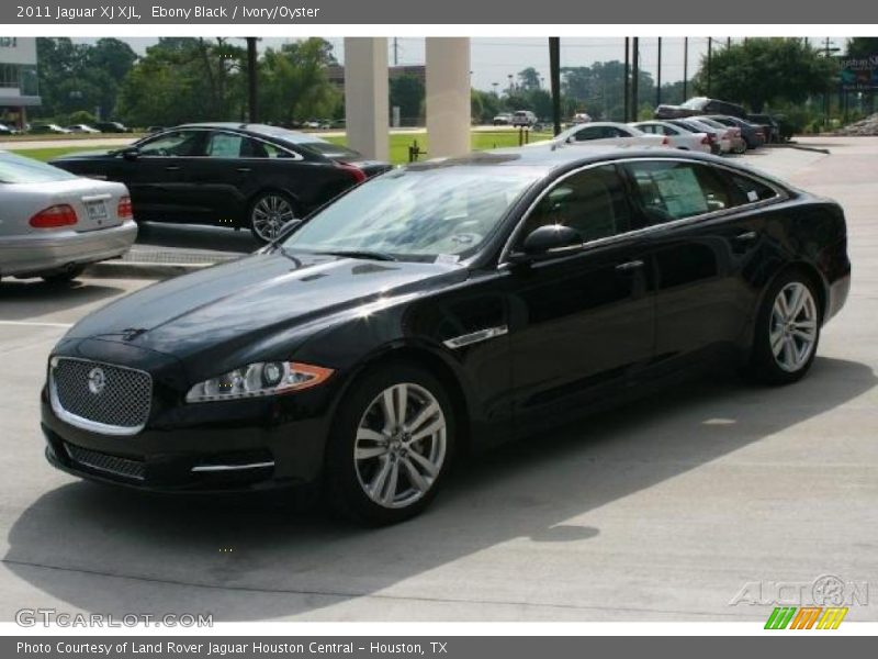 Ebony Black / Ivory/Oyster 2011 Jaguar XJ XJL
