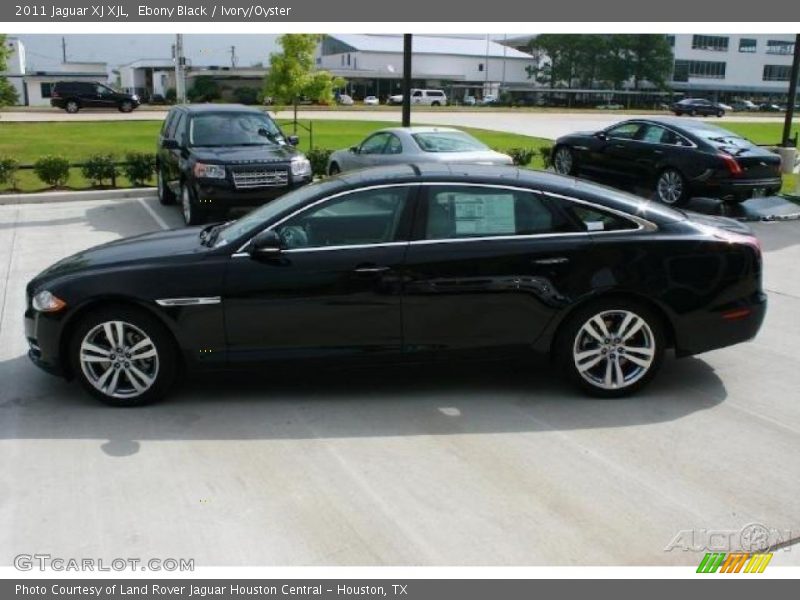 Ebony Black / Ivory/Oyster 2011 Jaguar XJ XJL