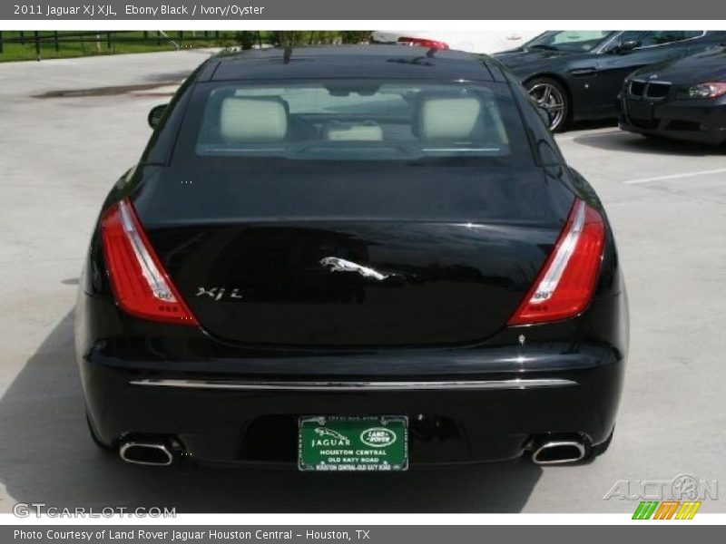 Ebony Black / Ivory/Oyster 2011 Jaguar XJ XJL