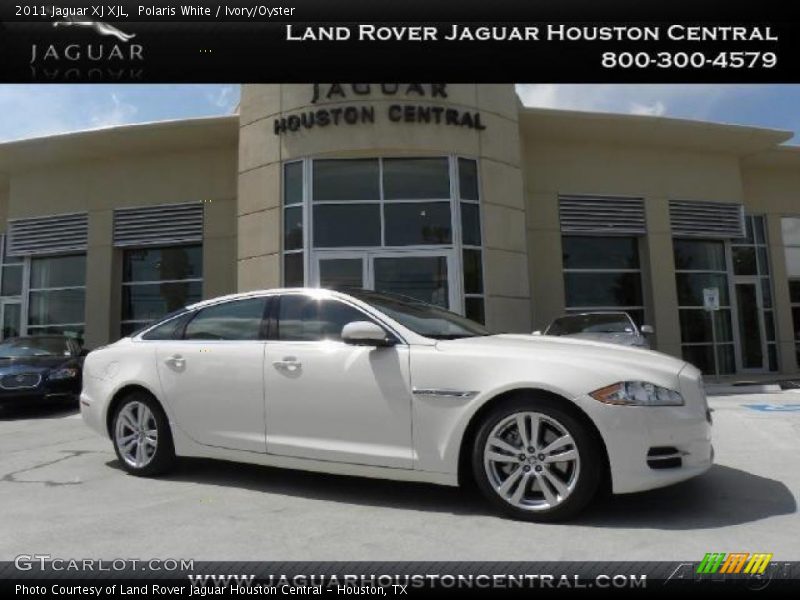 Polaris White / Ivory/Oyster 2011 Jaguar XJ XJL