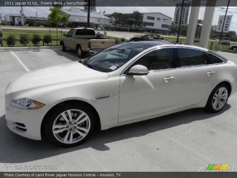 Polaris White / Ivory/Oyster 2011 Jaguar XJ XJL