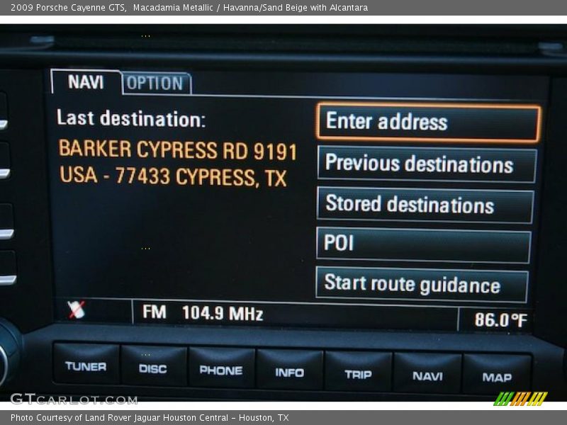 Macadamia Metallic / Havanna/Sand Beige with Alcantara 2009 Porsche Cayenne GTS