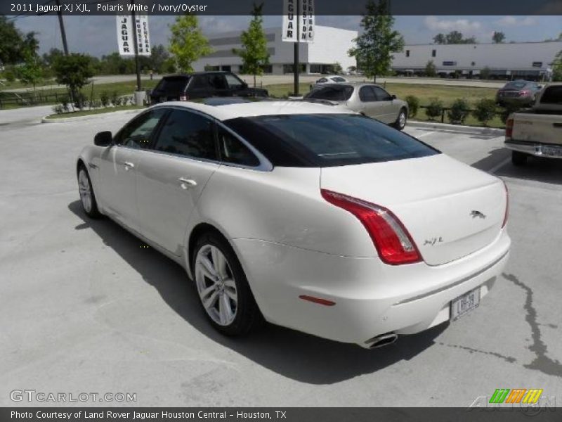Polaris White / Ivory/Oyster 2011 Jaguar XJ XJL
