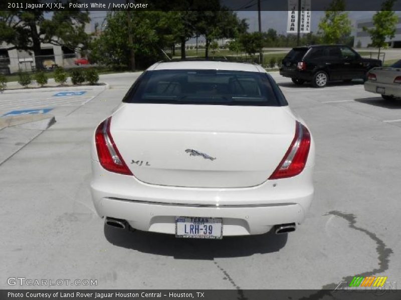 Polaris White / Ivory/Oyster 2011 Jaguar XJ XJL
