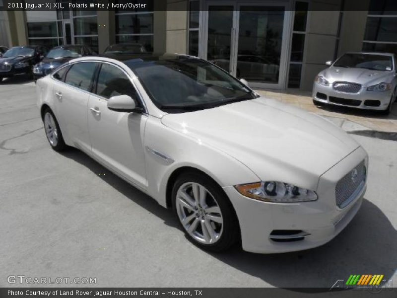 Polaris White / Ivory/Oyster 2011 Jaguar XJ XJL