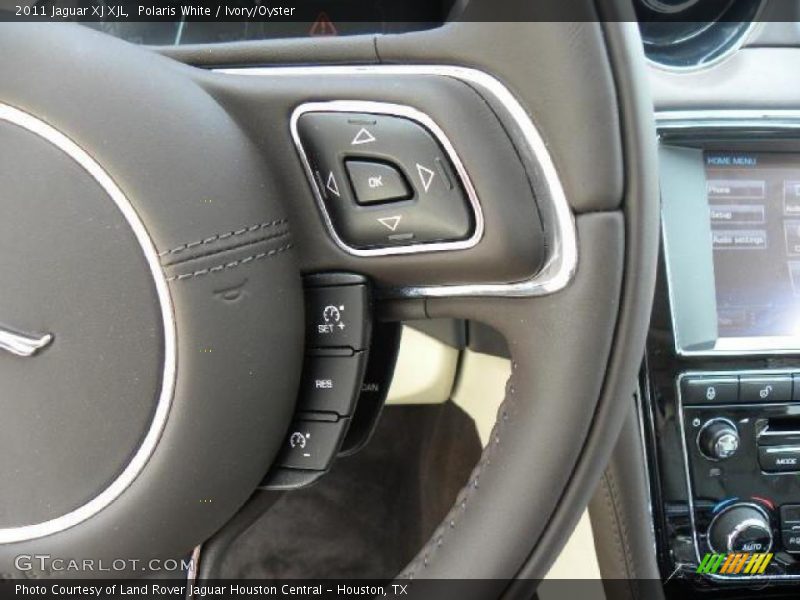 Polaris White / Ivory/Oyster 2011 Jaguar XJ XJL