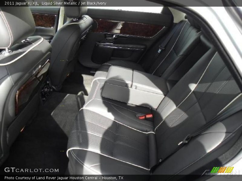 Liquid Silver Metallic / Jet Black/Ivory 2011 Jaguar XJ XJL